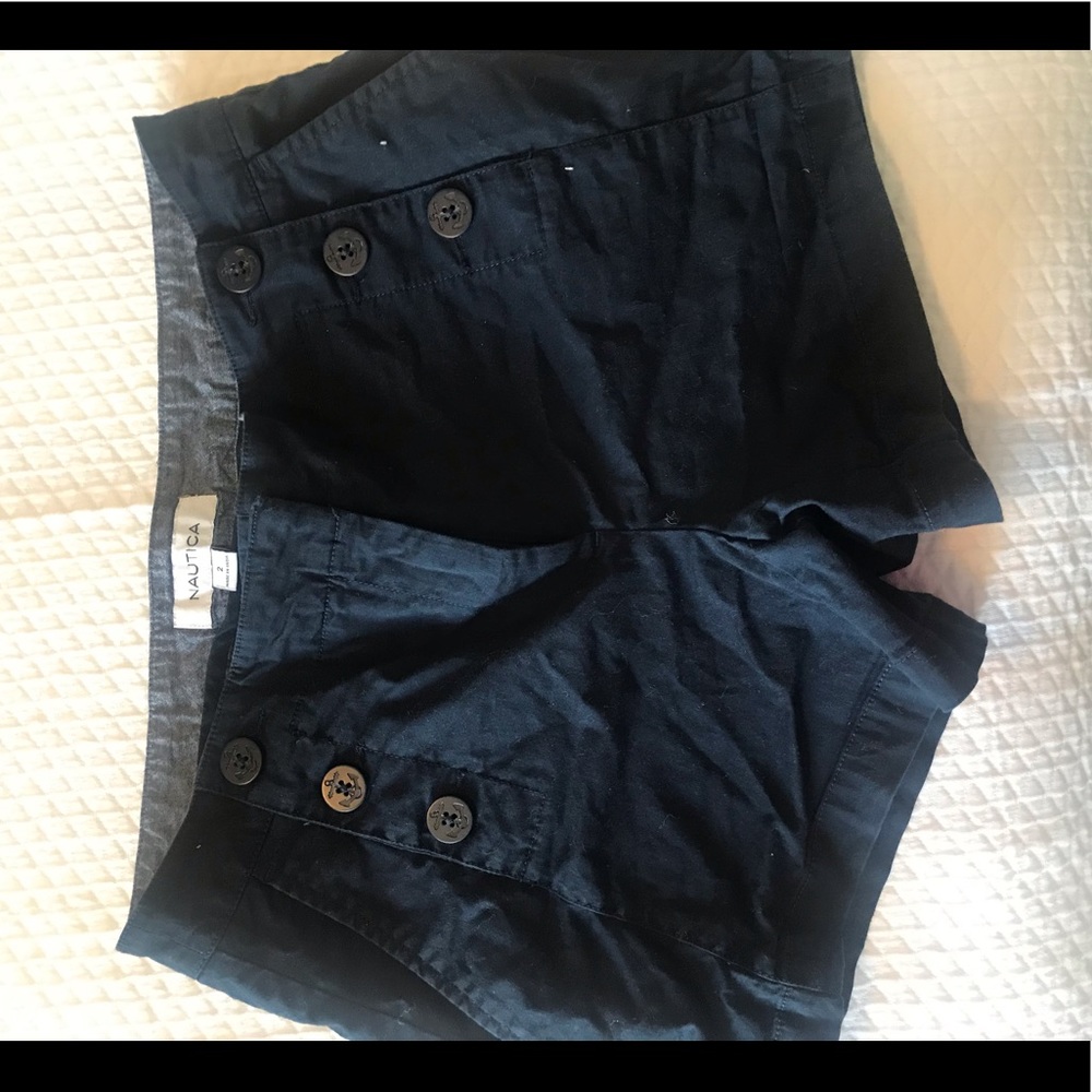 High waist sailor shorts